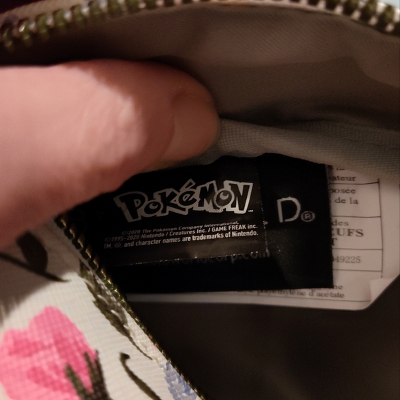 Like-New POKEMON Backpack Purse (Sleeping and Flowers) - Picture 9 of 15